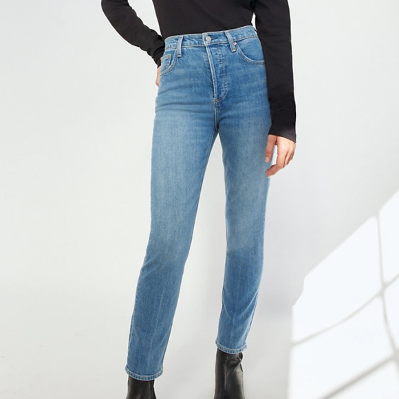 !SOLD! Denim Forum The Yoko High Rise Slim Jeans Size 25 ORGANIC COTTON! - Picture 4 of 10